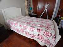 Cama solteiro 100x180, com colchão