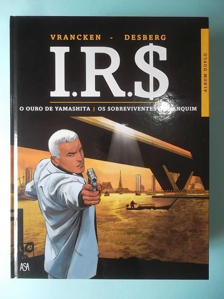 I.R.$ - Coleção completa 9 volumes duplos capa dura Edições Asa