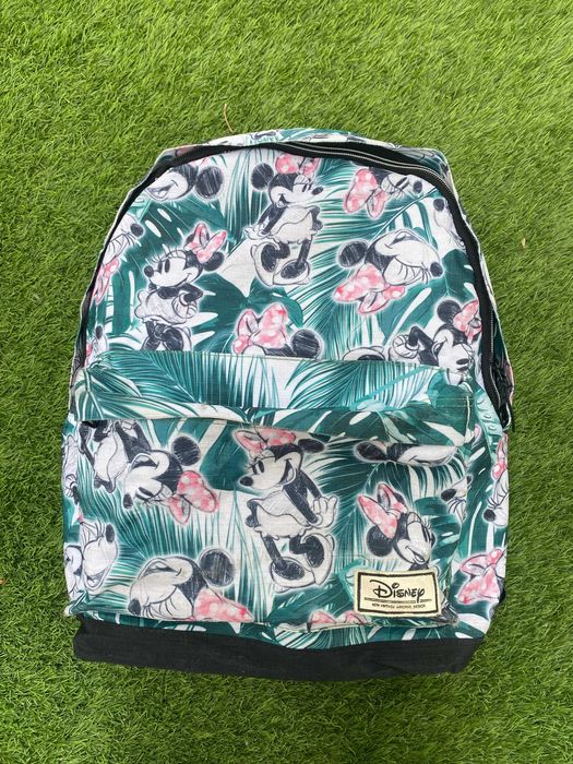 Mochila Disney Minnie Mouse com USB e compartimento para portátil