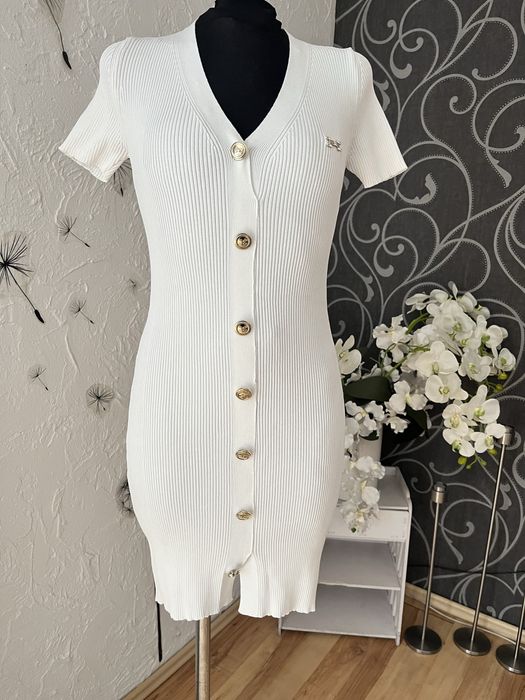 Sukienka prazkowana z EF