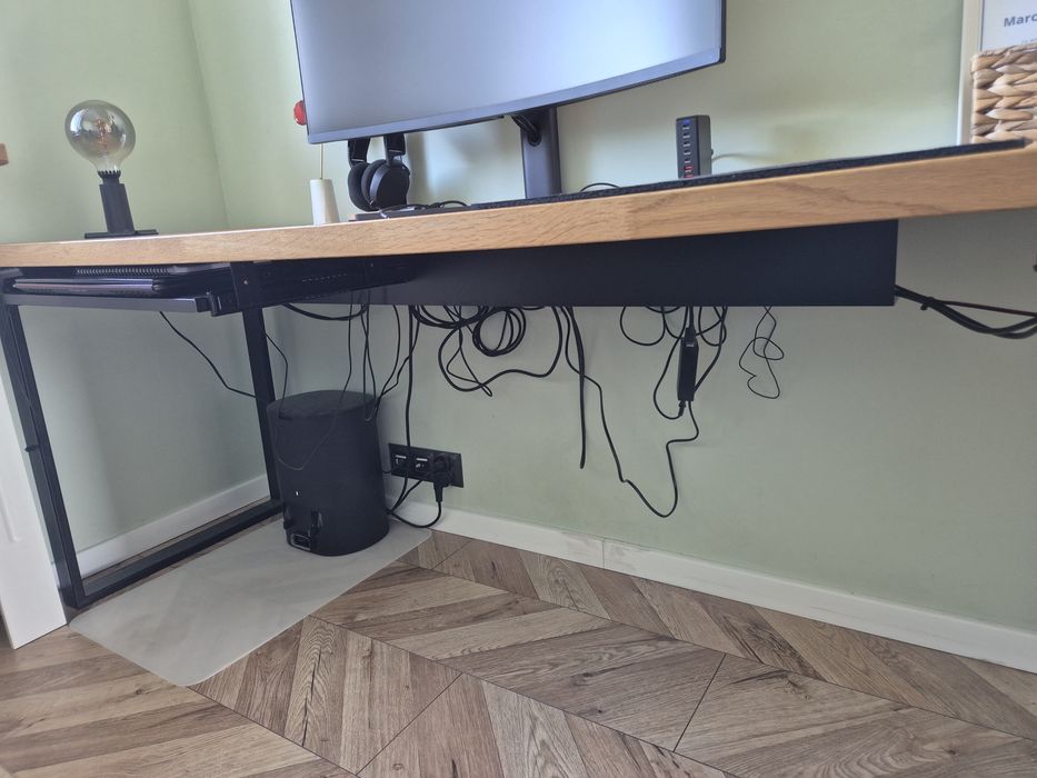 Duże biurko, proste biurko, biurko loft