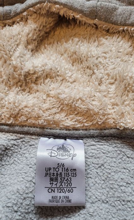 Ciepła bluza z kapturem na zamek z postaciami Disney Toy story