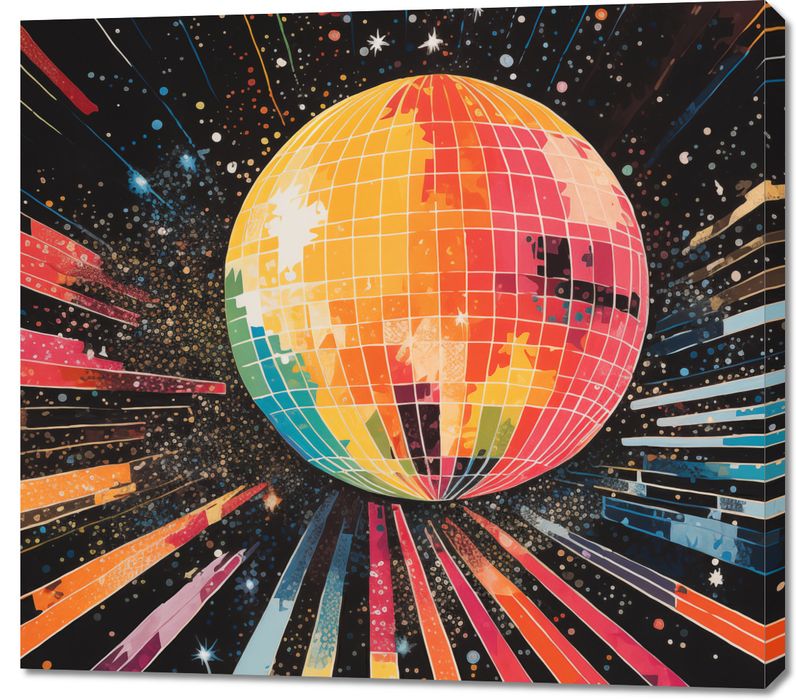 Obraz 100x90cm Disco Gra!