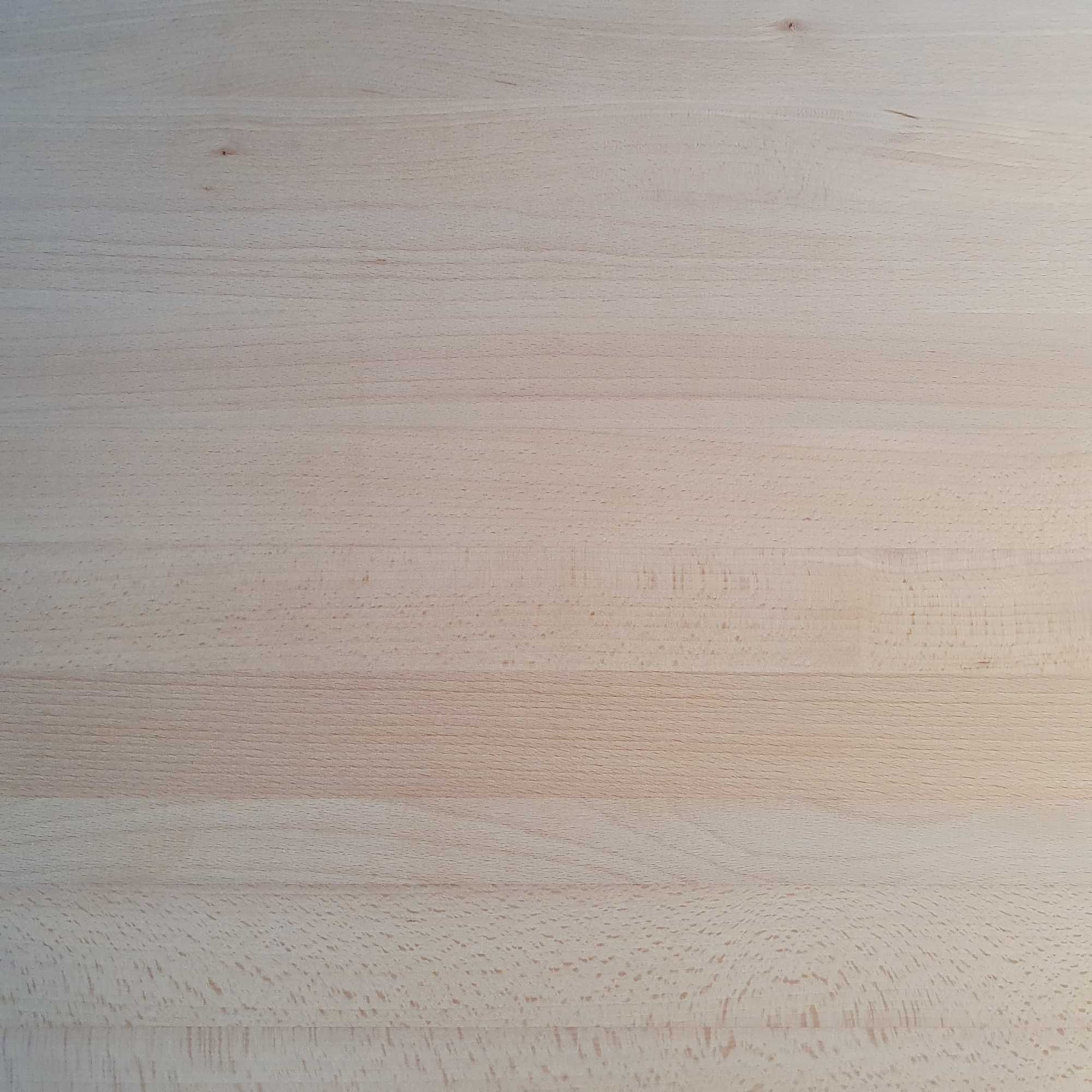 Drewniany blat bukowy, klejony z litego drewna na wymiar
