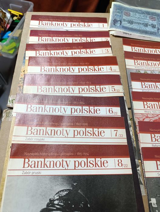Banknoty polskie - Niezwykła historia kraju i pieniądza - komplet 22