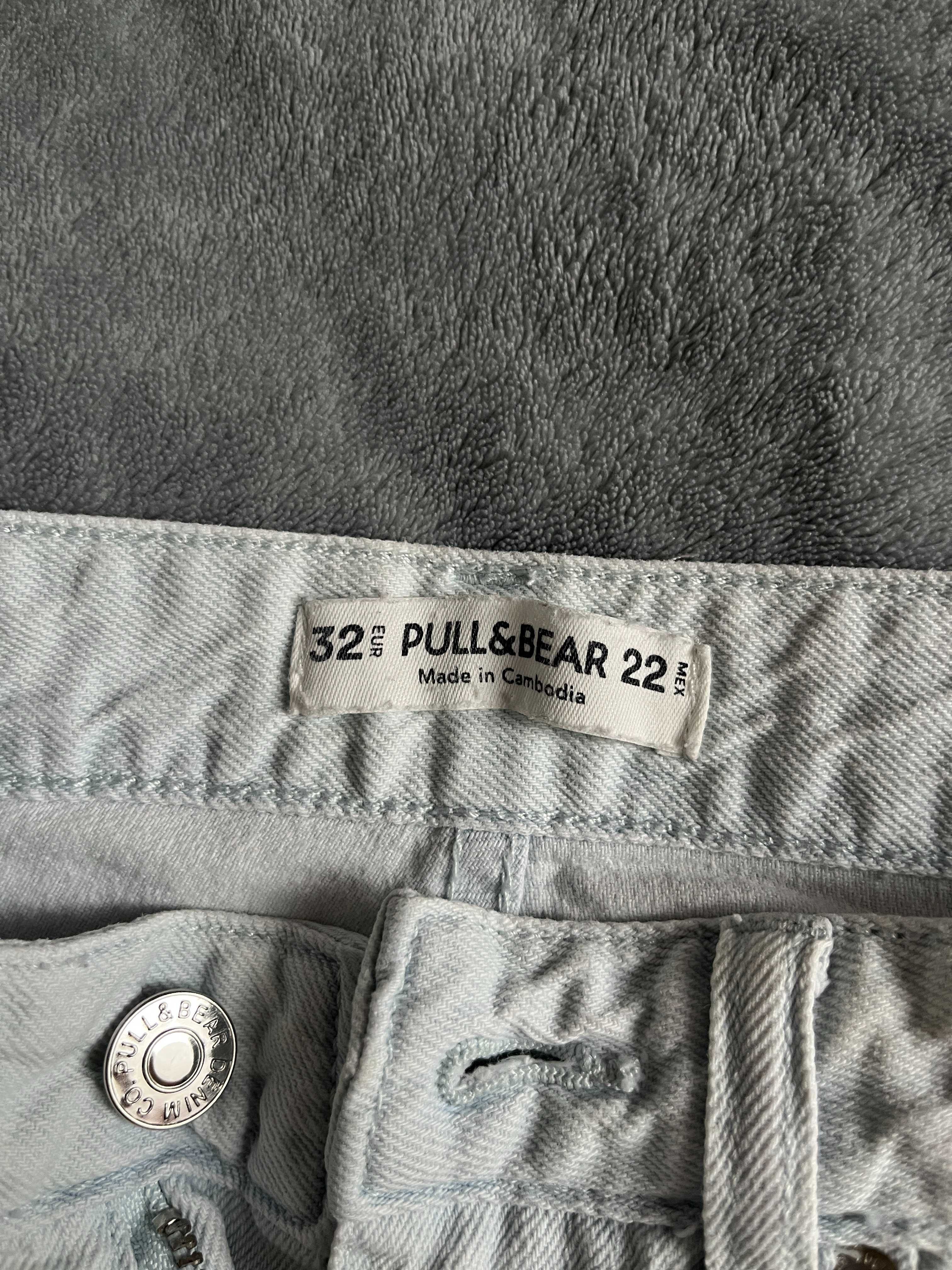 Spodenki szorty Pull&Bear jasny jeans rozmiar 32/ XXS