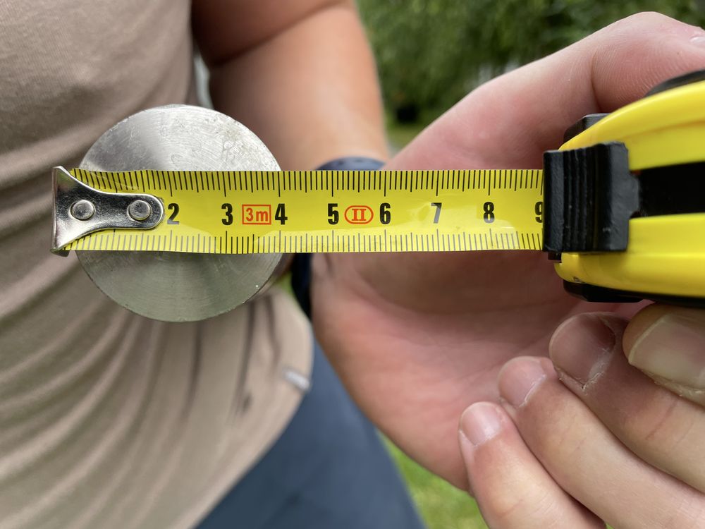 Poręcz, barierka imitacja drewna 3m, srednica 4cm