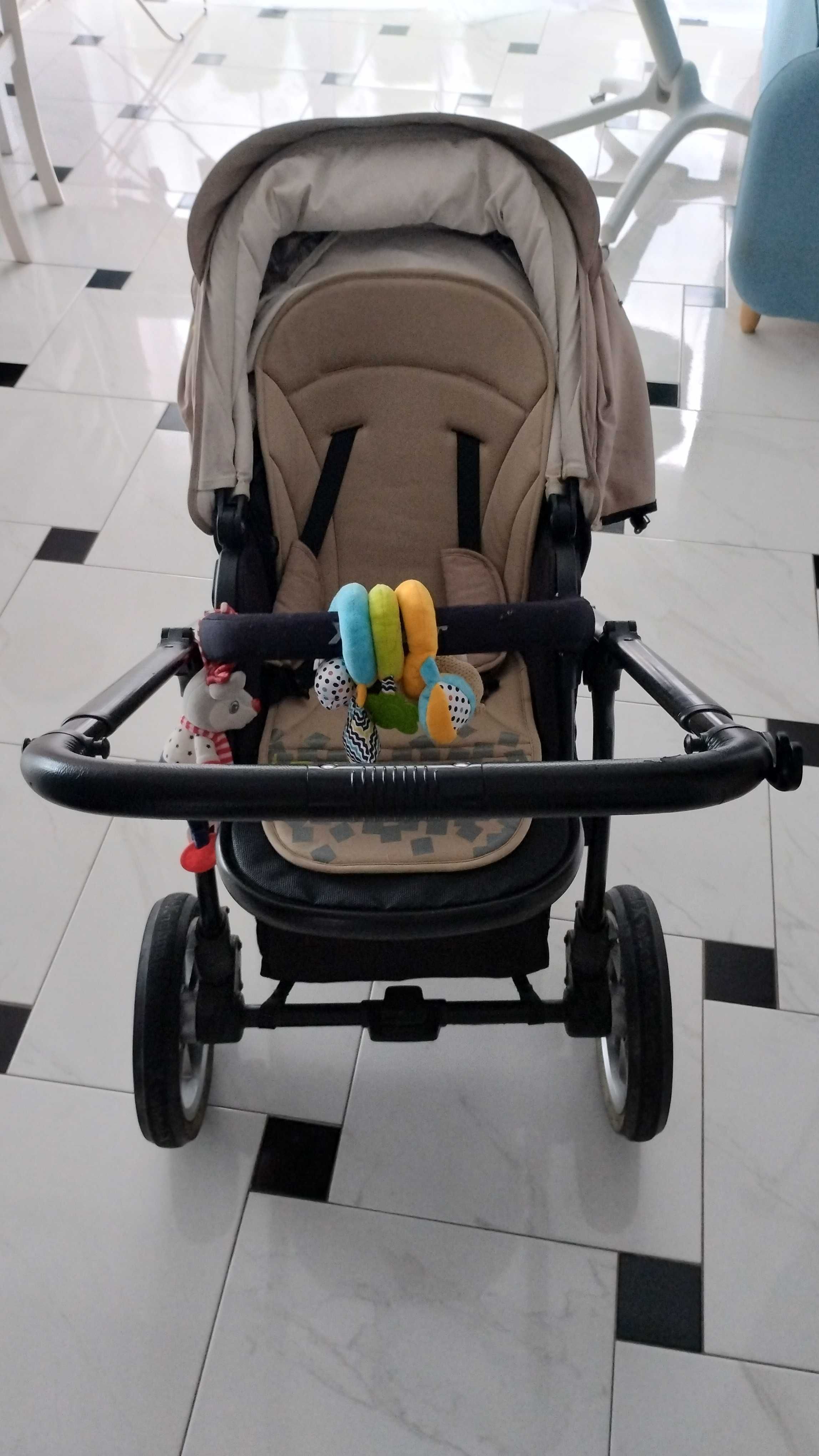 Wózek X-lander 2w1 + nosidełko cybex aton 4 i baza ISOFIX