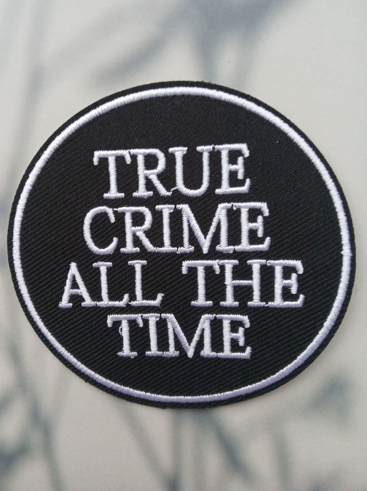 naszywka true crime all the time kryminał podcast naprasowanka