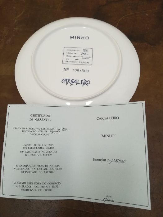 Cargaleiro - Prato Minho