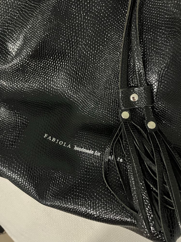 Torba worek Fabio, Fabiola , black snake