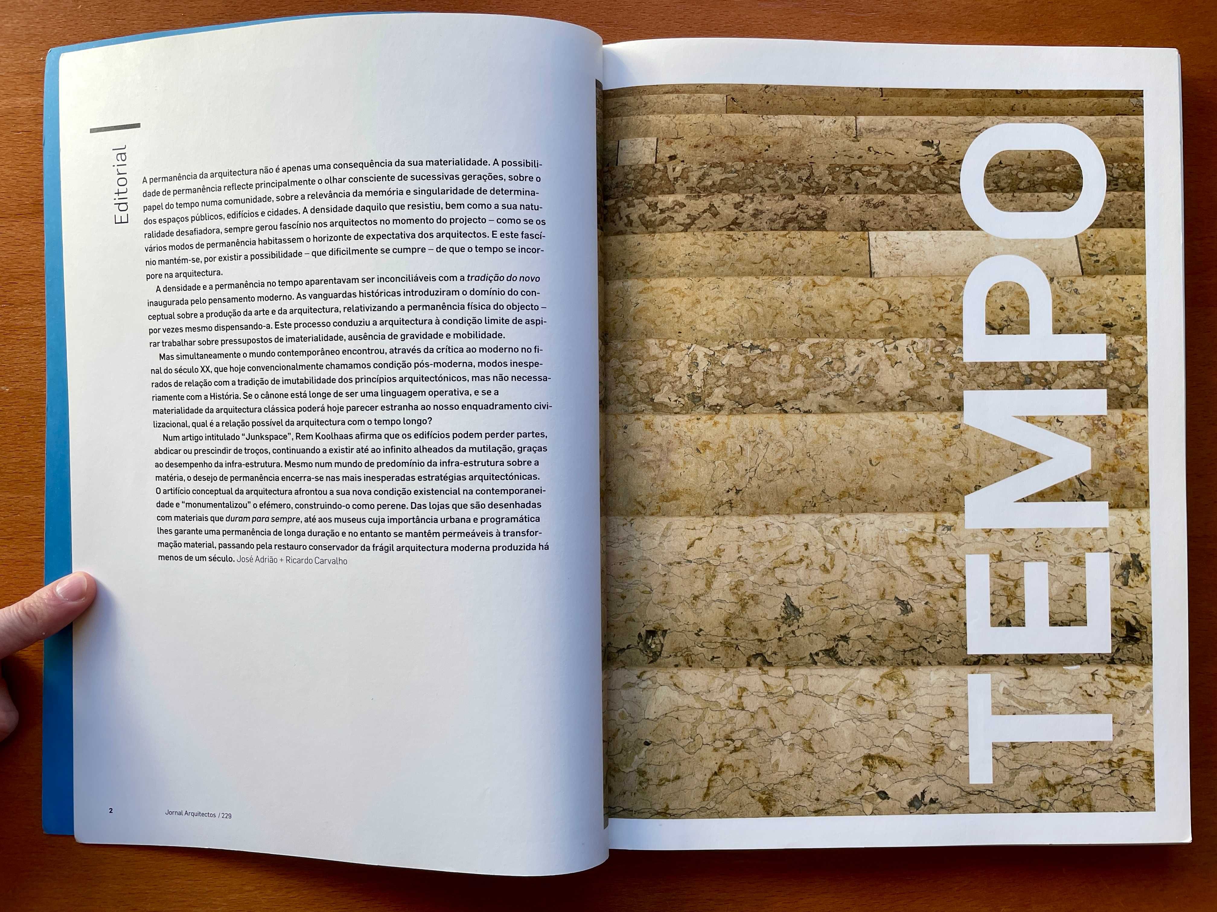 JA 229 (Jornal Arquitectos) - Zumthor, etc