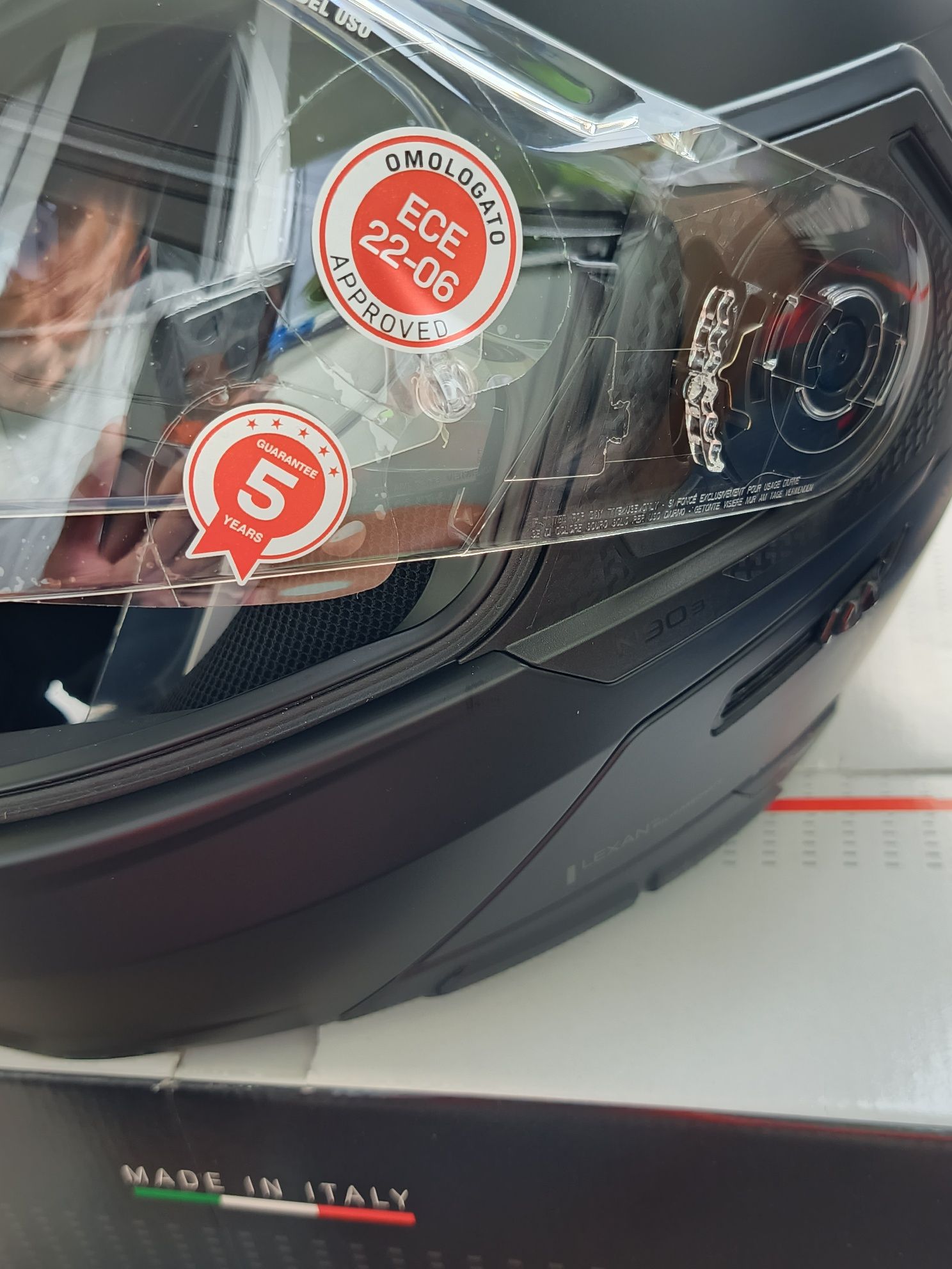 Kask motocyklowy Nolan N90-3-06 BLACK MATT.SZCZĘKOWY.
