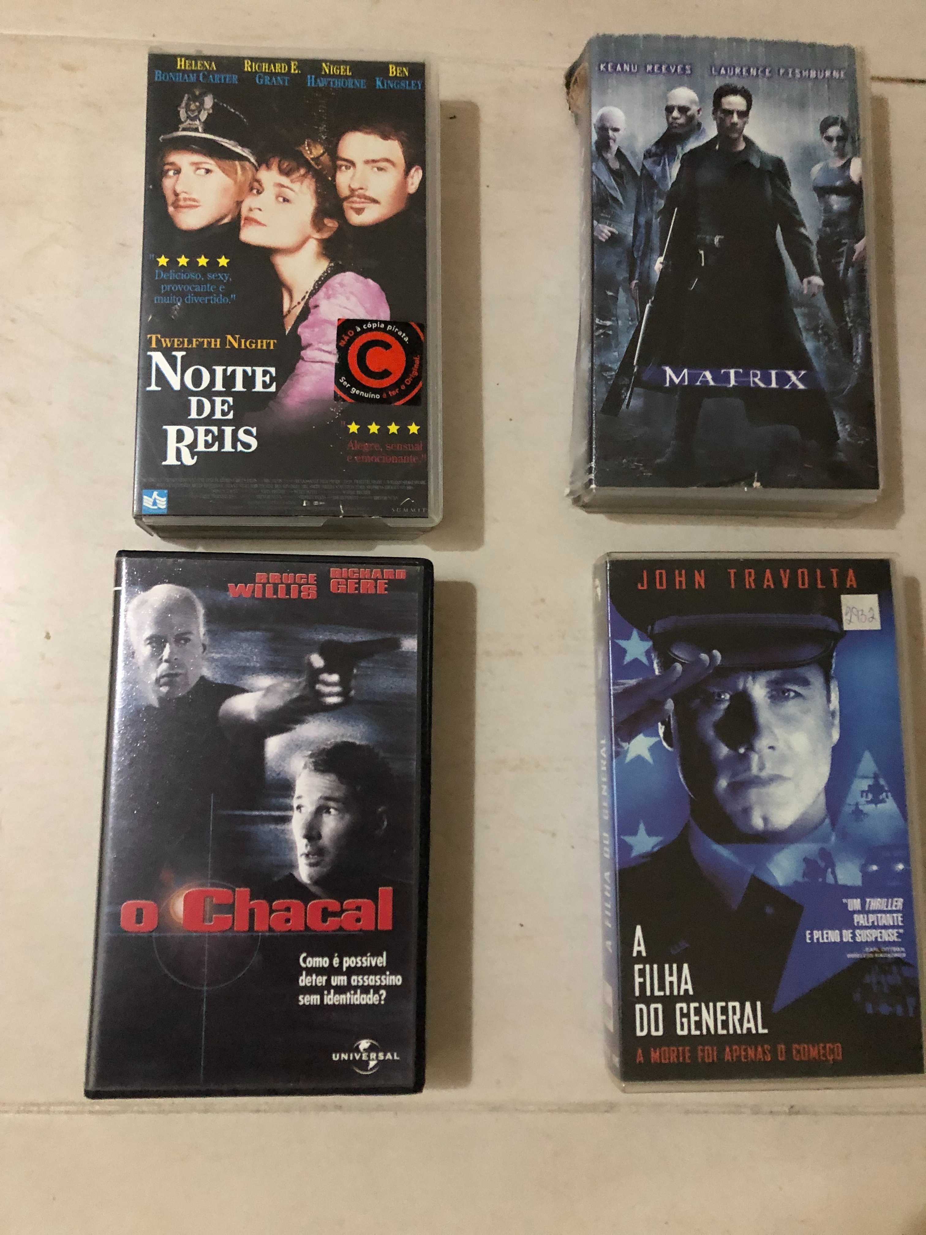 Quatro excelentes filmes - cassetes VHS