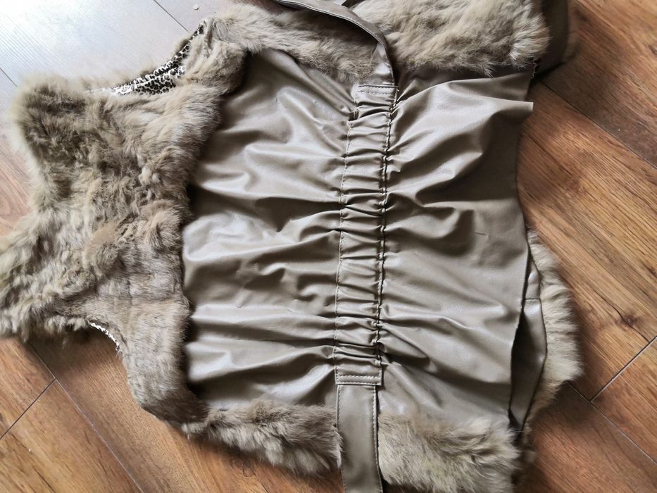Kamizelka futrzak, S/M. Bardzo dobry stan