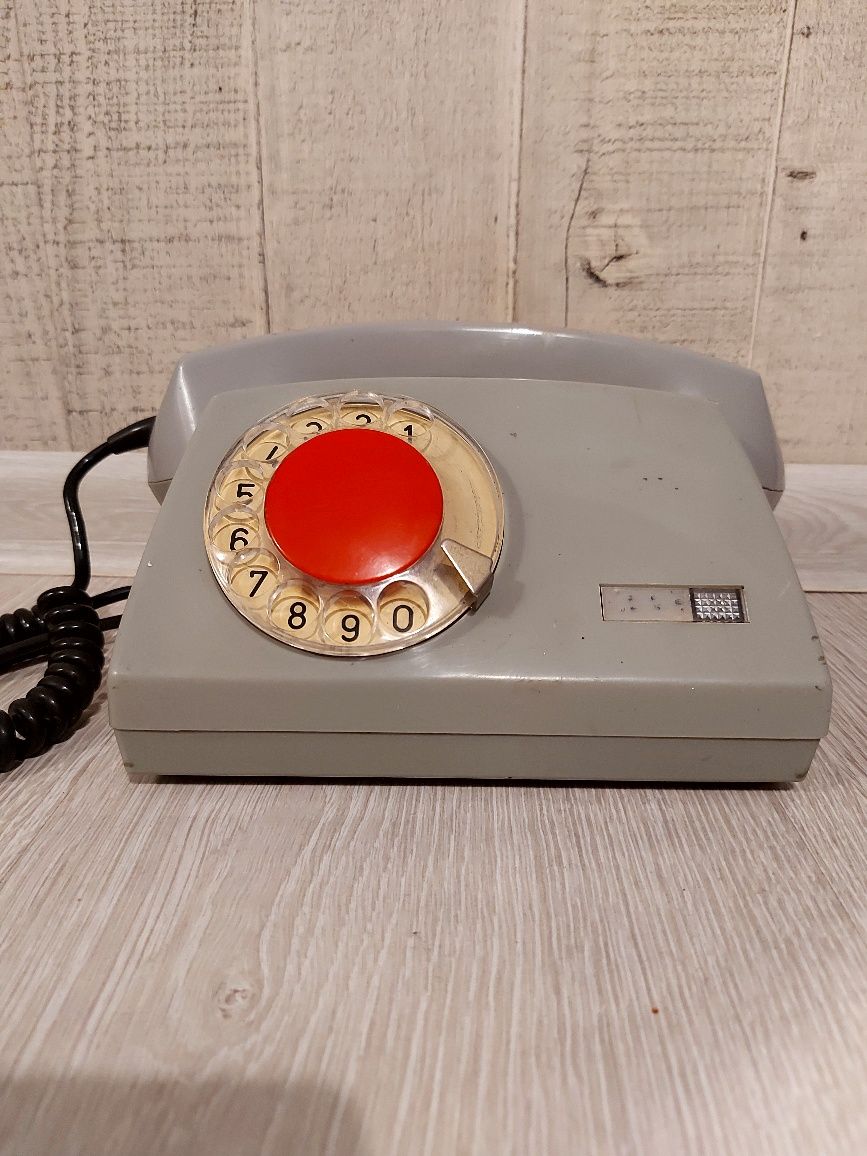 Telefon stacjonarny tarczowy PRL 70/80