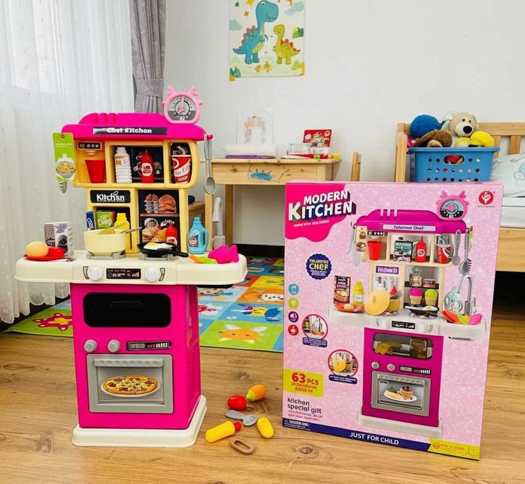 ‼️ТОП ЦІНА‼️ Кухня дитяча з ефектами приготування / світло вода пар