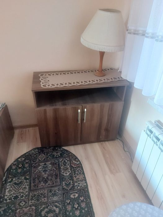 Sypialnia, Łóżko, Komoda, szafa, 2x szafka nocna