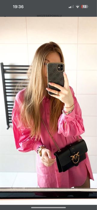 Koszula kappahl xs oversize rozowa