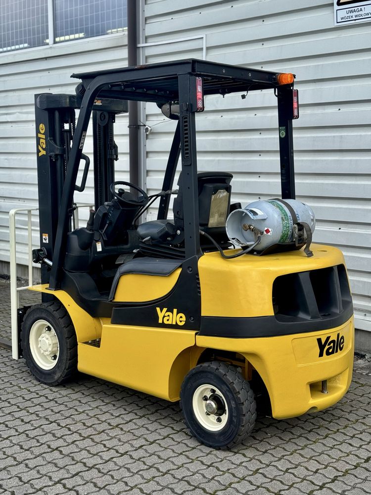 YALE [2017r] wózek widłowy 2500kg przesuw boczny LPG UDT