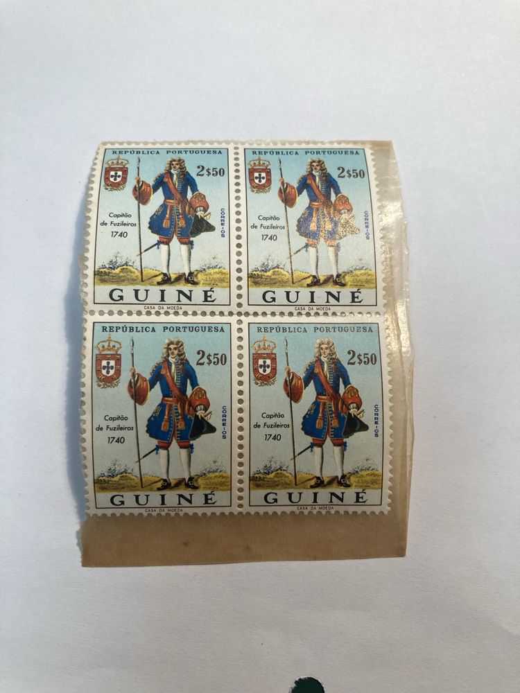Selos da Guiné 1966 Série Militar, Não Usados