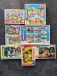 Puzzle Psi Patrol, super Wings, smerfy 3+, 4+, 5+, 6+