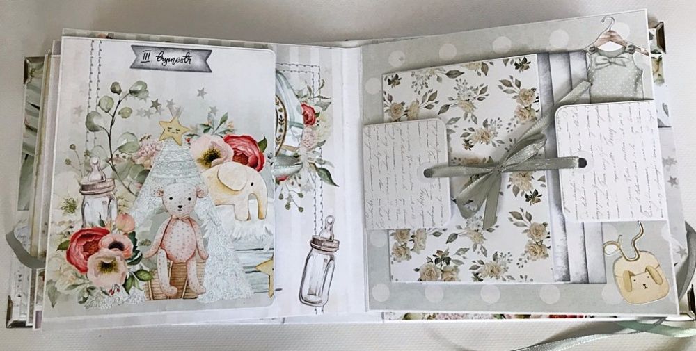 Album ciążowy scrapbooking
