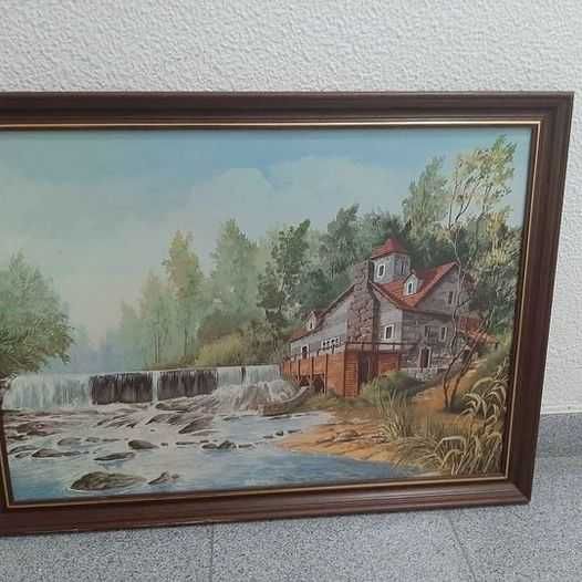 Quadro 77X58 em bom estado de conservação