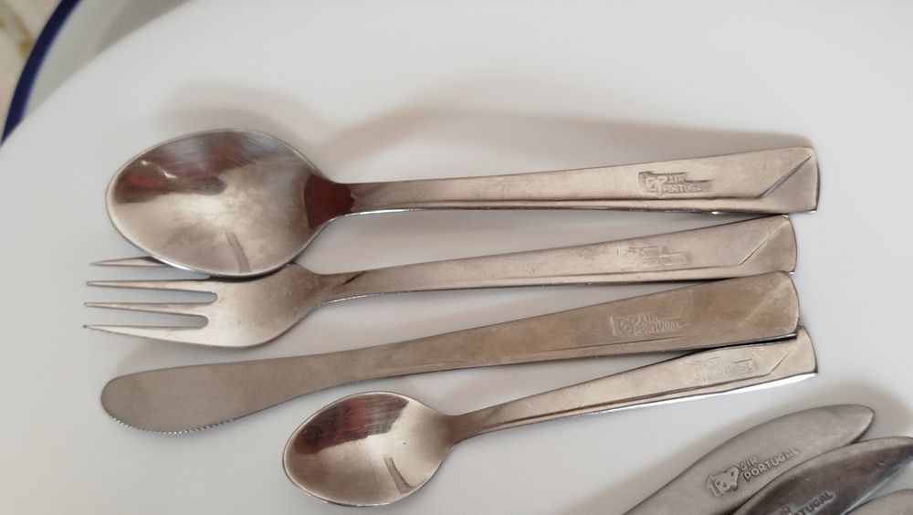 Conjunto talheres da TAP anos 80/90