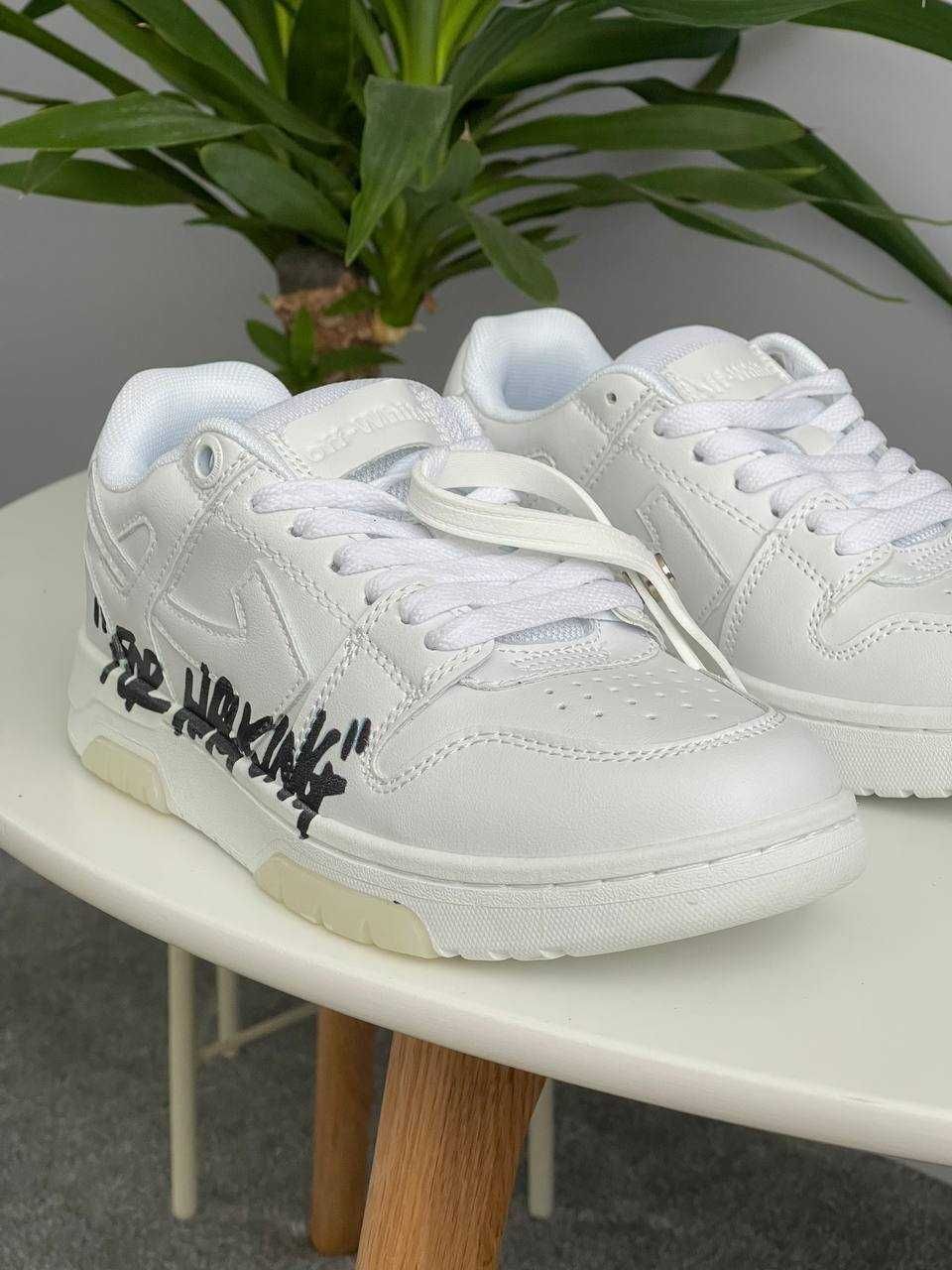 Кросівки Off-White For Walking Black Logo premium
