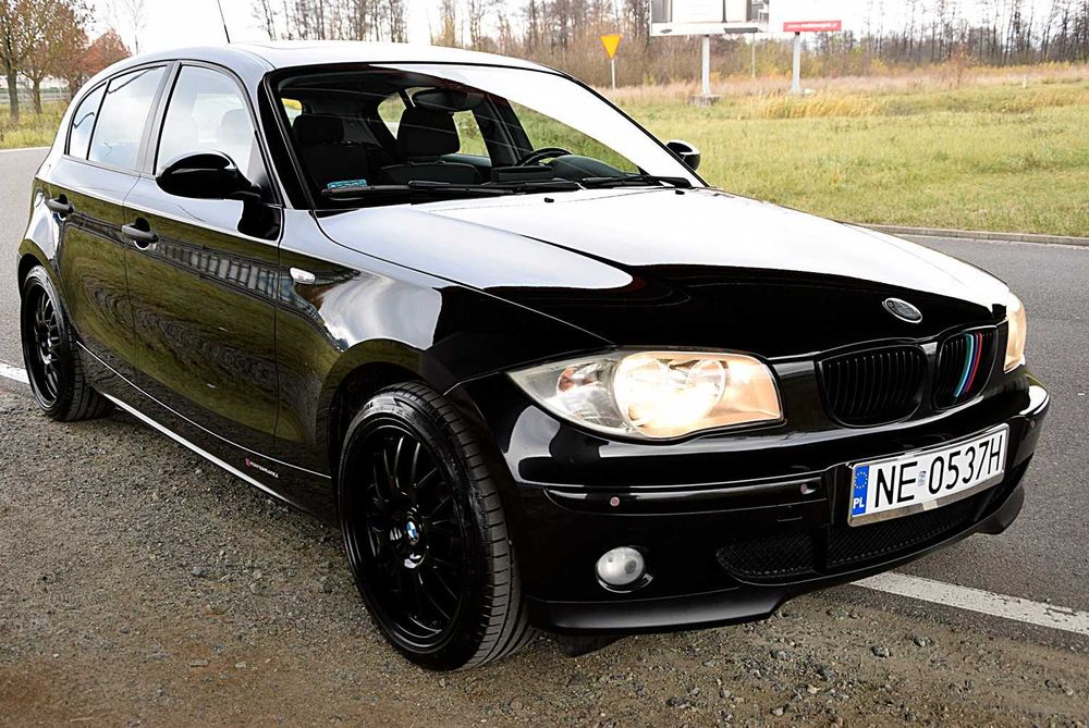 BMW seria 1 118i, 2.0 benzyna, rok 2007, klimatyzacja, 5 drzwi
