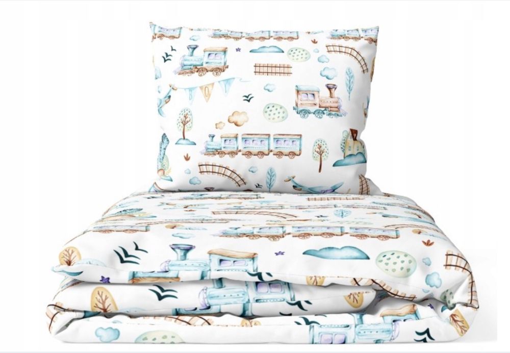 Posciel dziecieca 135x100 pociag