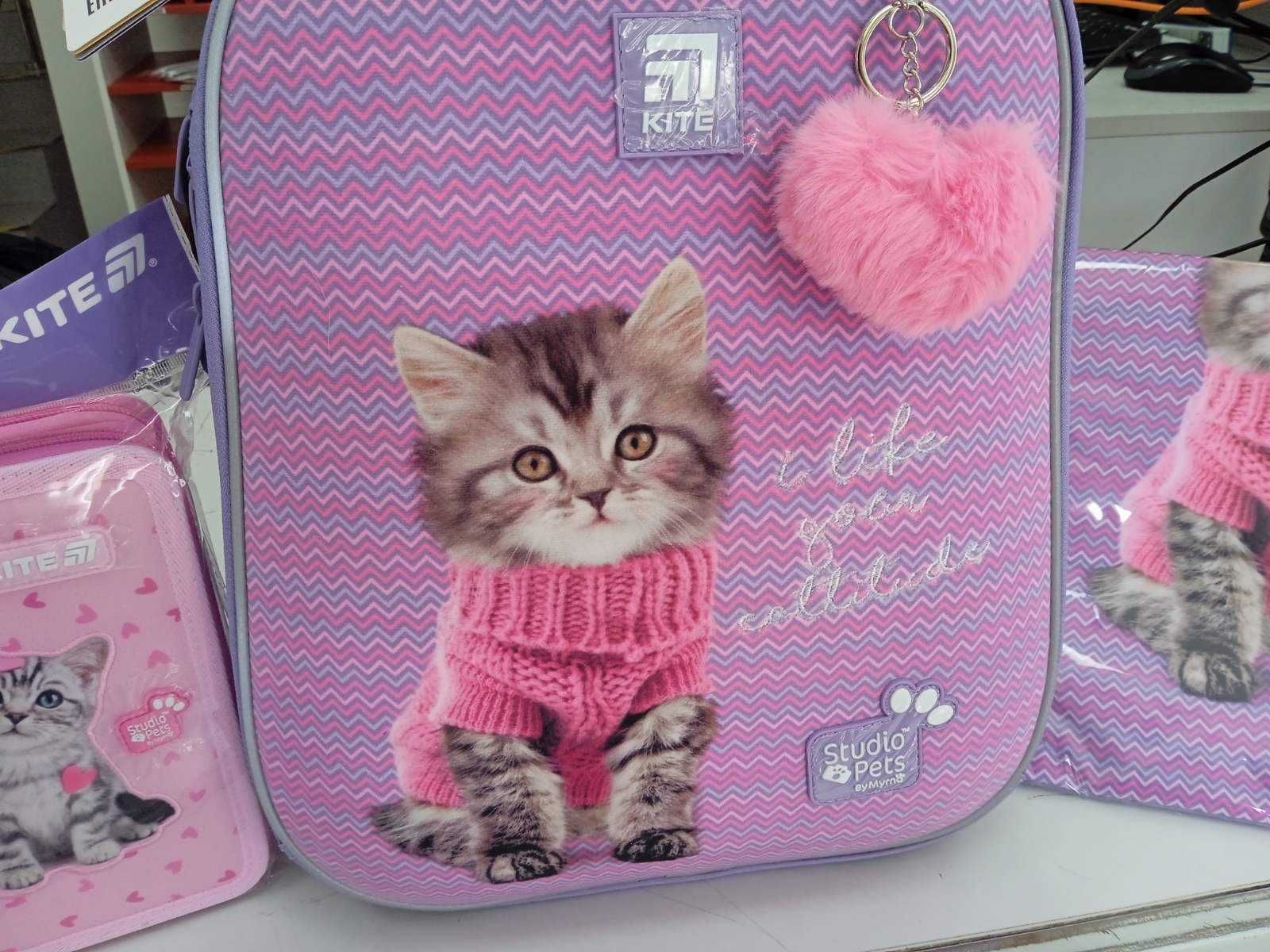 Рюкзак Kite Education 531M каркасний Studio Pets пенал сумка