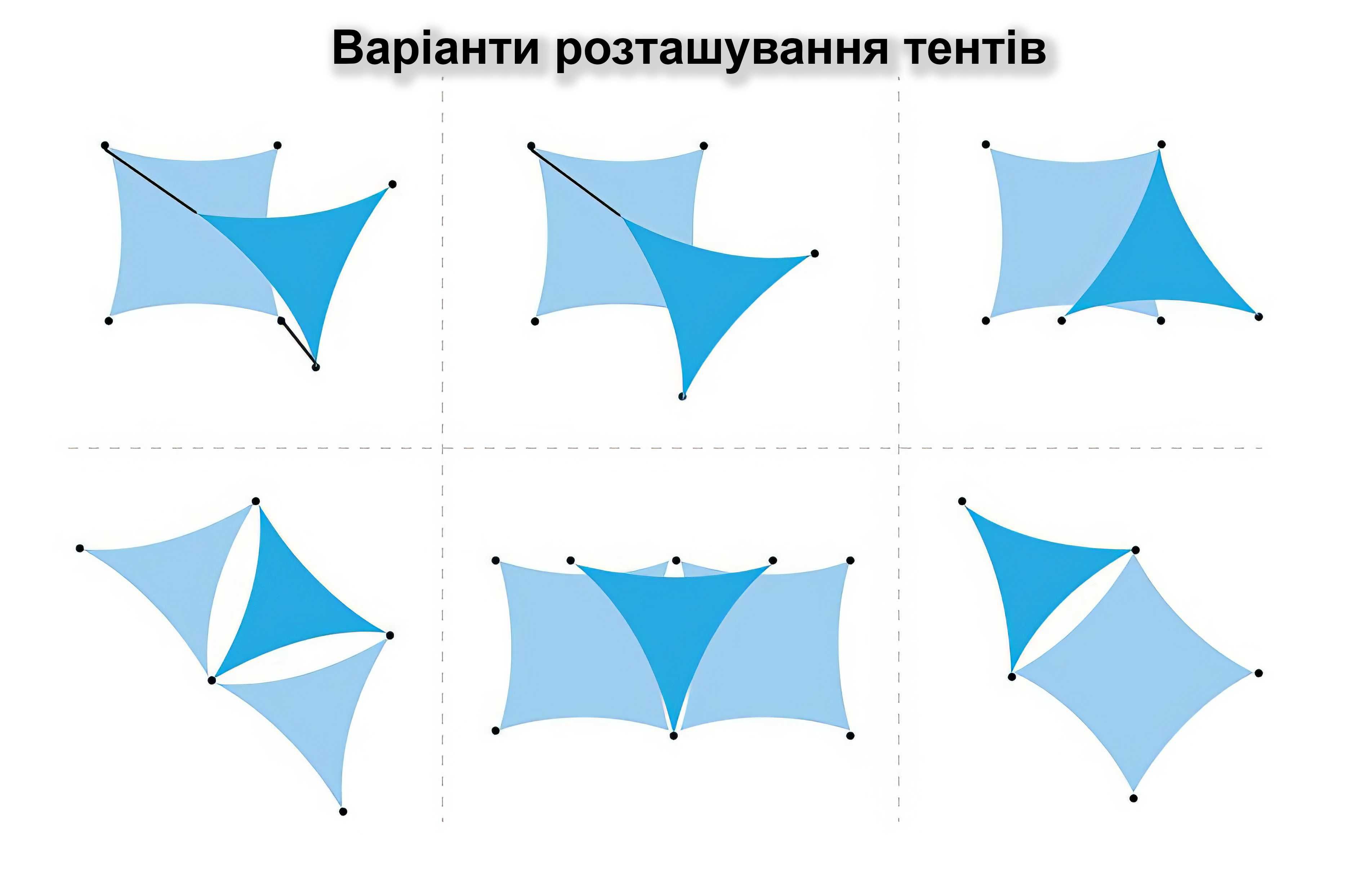 Тент-вітрило навіс від сонця та дощу для дачі, кафе,ресторану,басейну.