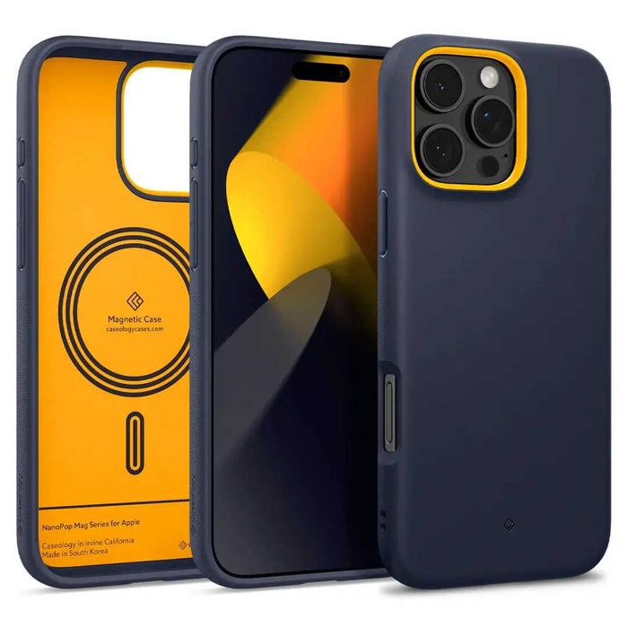 Чехол Caseology Nano Pop Mag для iPhone 16 Pro Max Blueberry Navy
