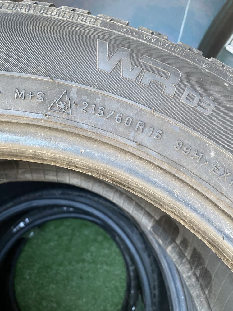 215/60 R16 Nokian WR D3 комплект шин зимних.