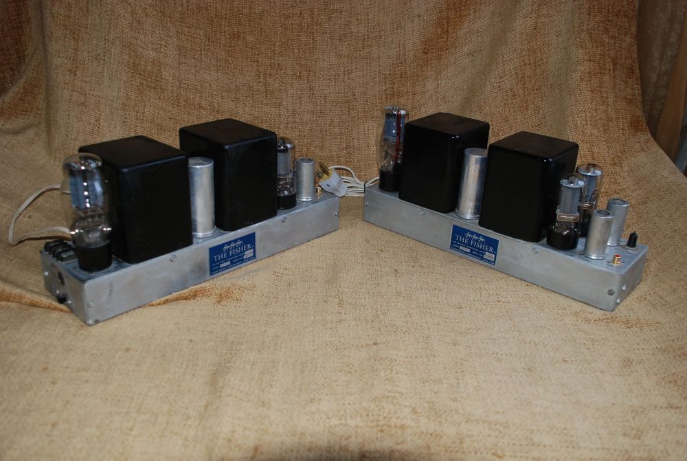 Ламповый усилитель  Fisher 70 AZ , моноблоки,  США