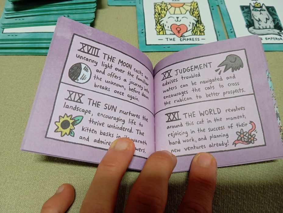 Mini cat tarot de Rachillu