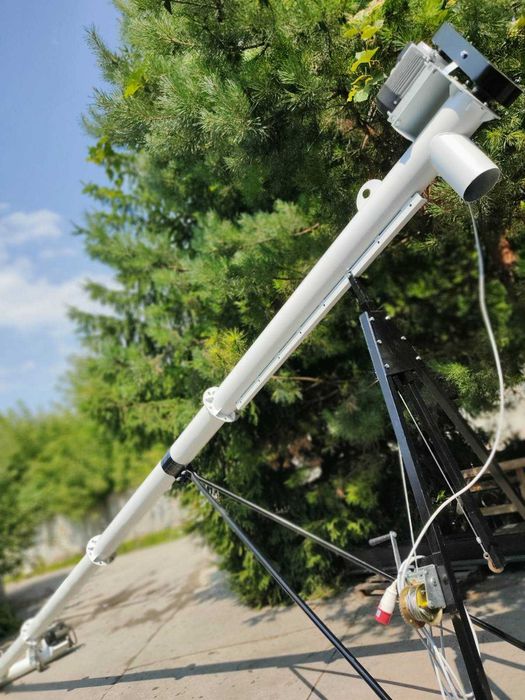 Шнековый погрузчик с подборщиком 159мм*8м. Транспортер. Конвейер. Шнек