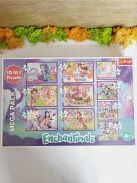 Puzzle Enchantimals Mega Pack 10w1 układanka Trefl 4+