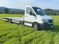 Mercedes-Benz Sprinter  Mercedes Sprinter auto laweta najazd alu/stal holownik
