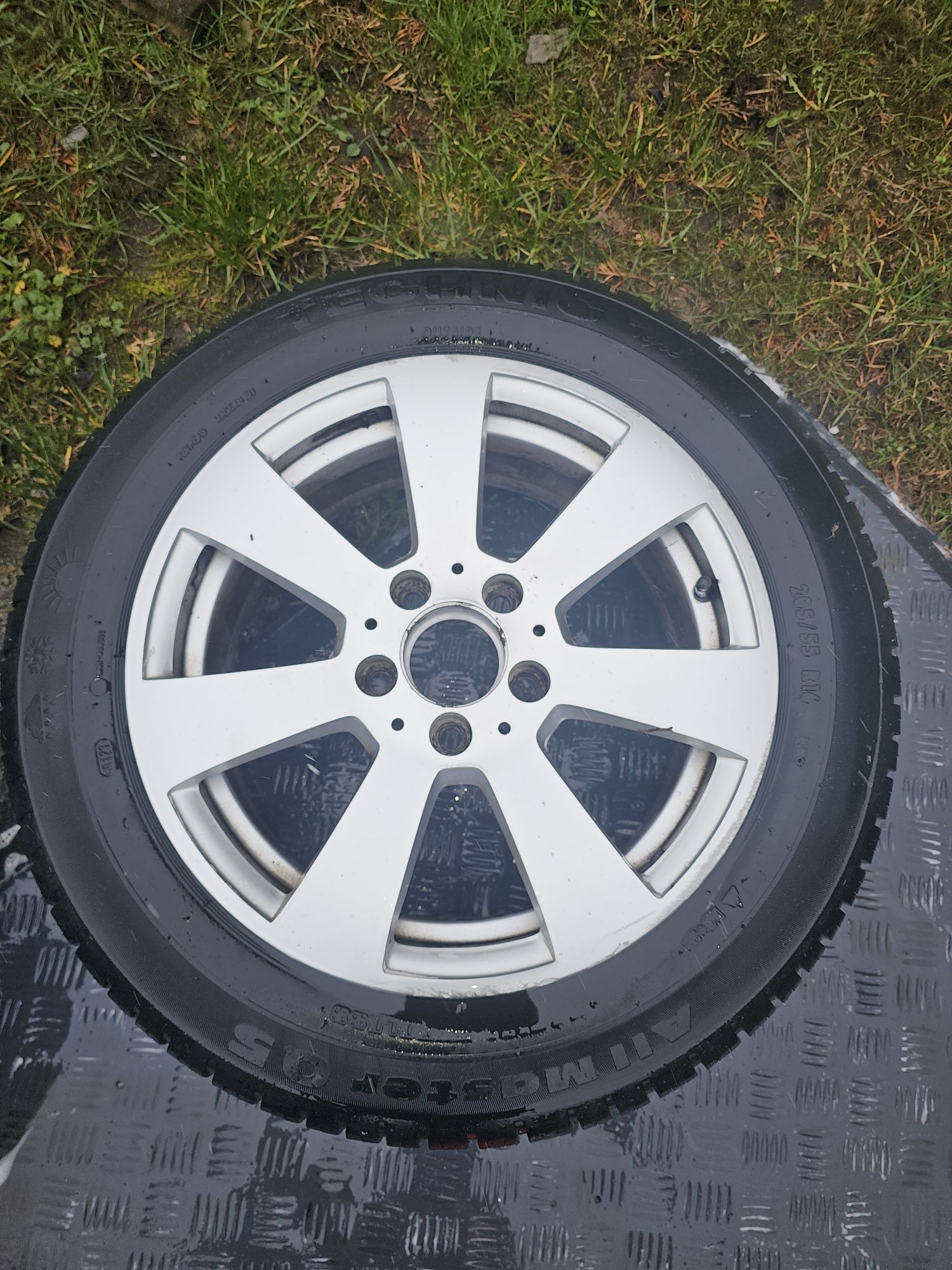 Alufelgi Mercedes 5x112 R16 opony roczne całoroczne