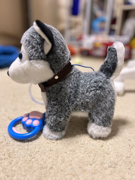 Дитяча інтерактивна інрашка цуценя, собака на повідку