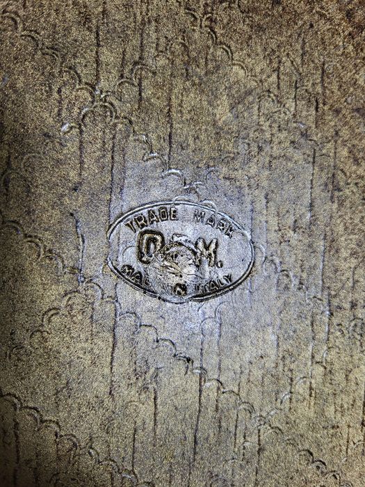 Okrągła zabytkowa florencka taca Made in Italy