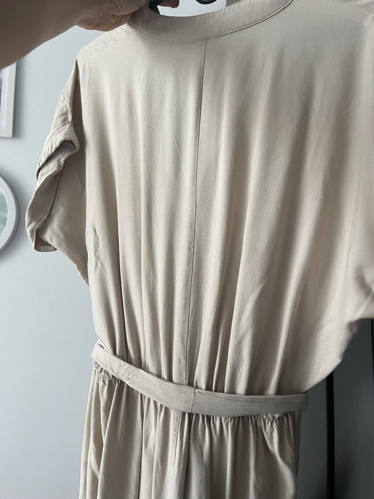 Sukienka lato midi maxi m l rozpinana