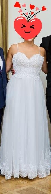 Suknia ślubna biała!