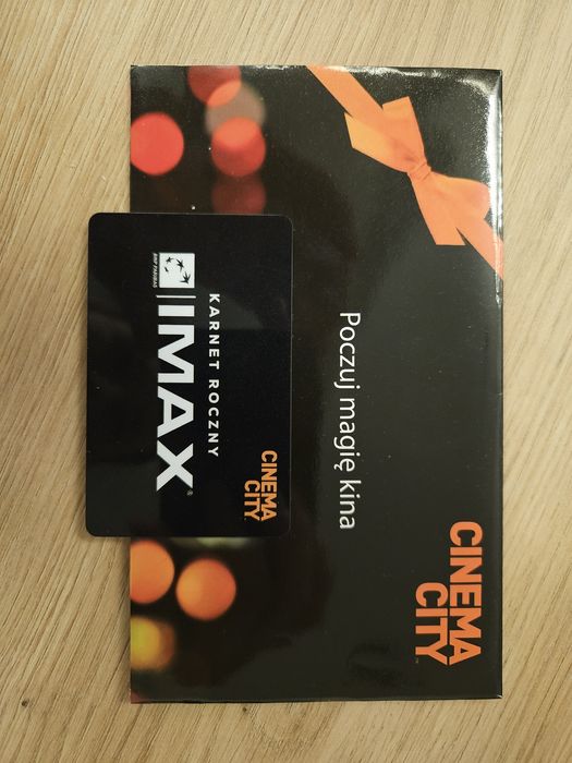Cinema City roczny karnet do kina IMAX, 24 bilety do kina