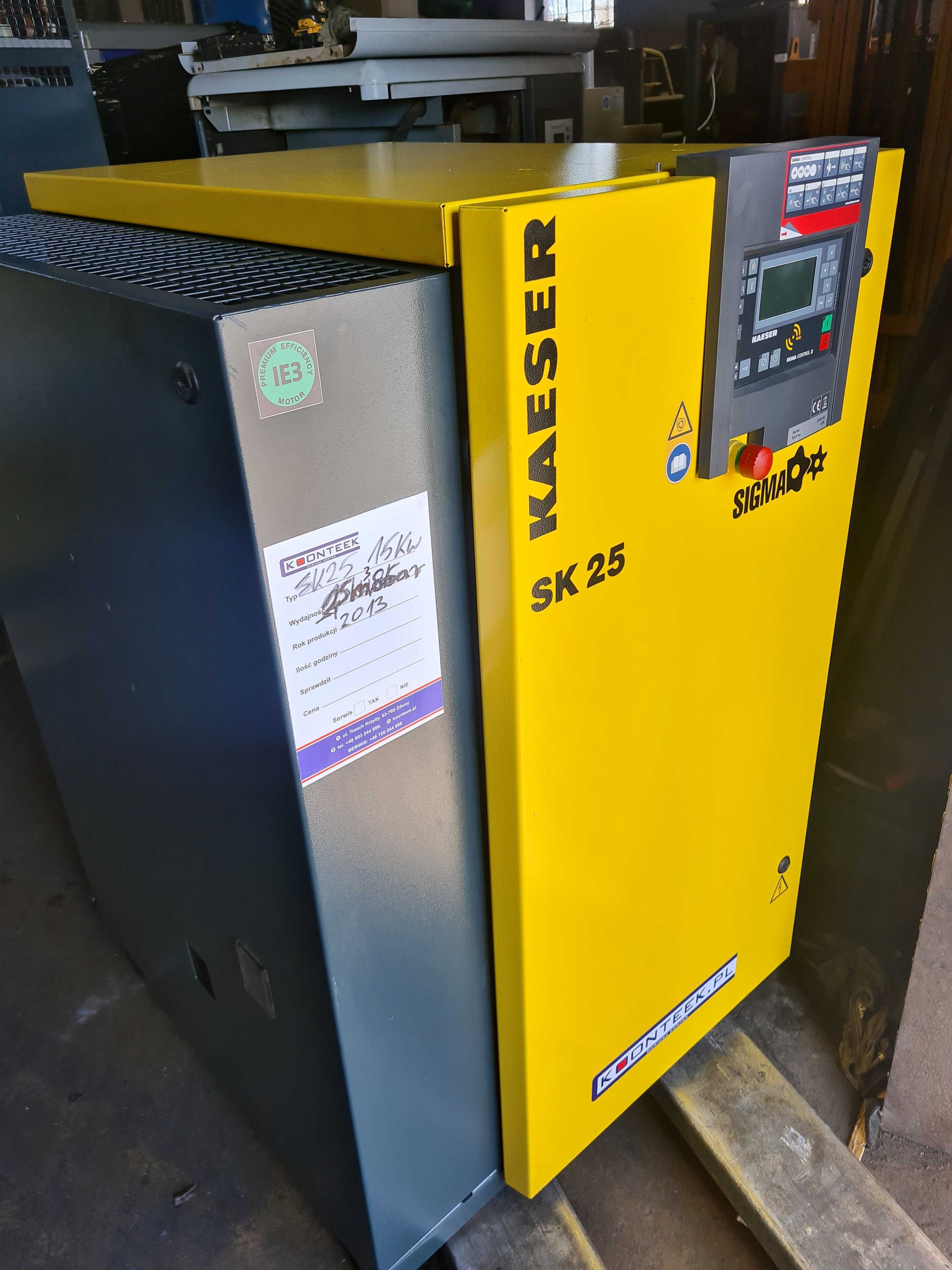 Kompresor śrubowy KAESER SK 25 15 kw