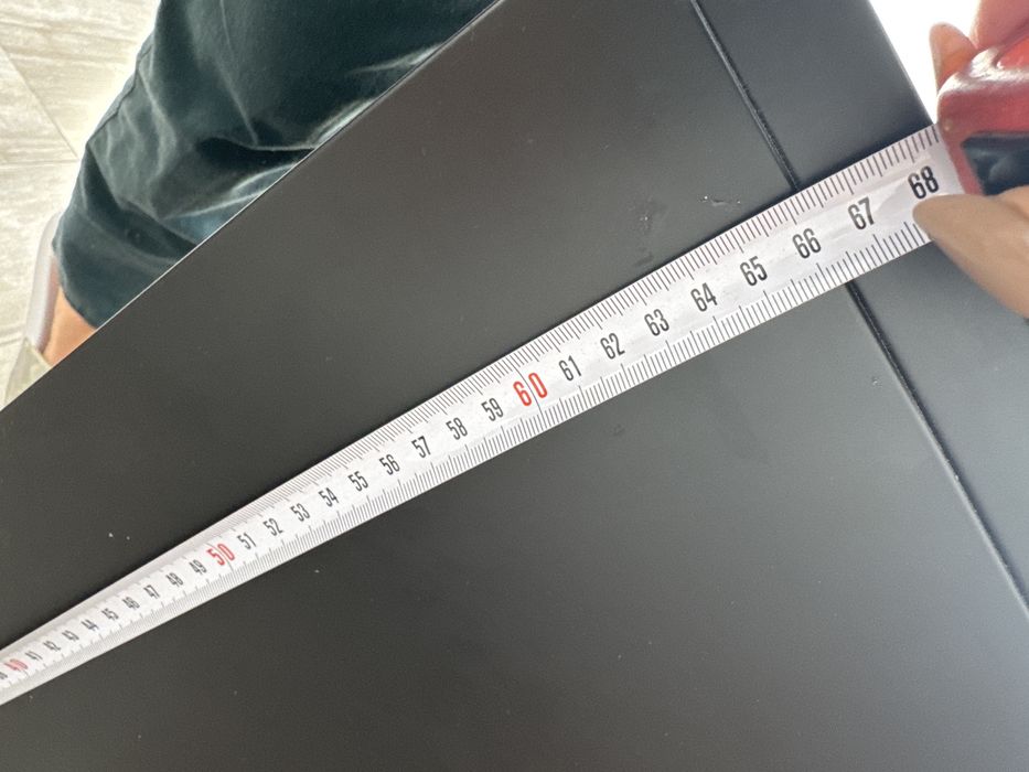 Szafka komoda z szufladami kosmetyczna metalowa czarna