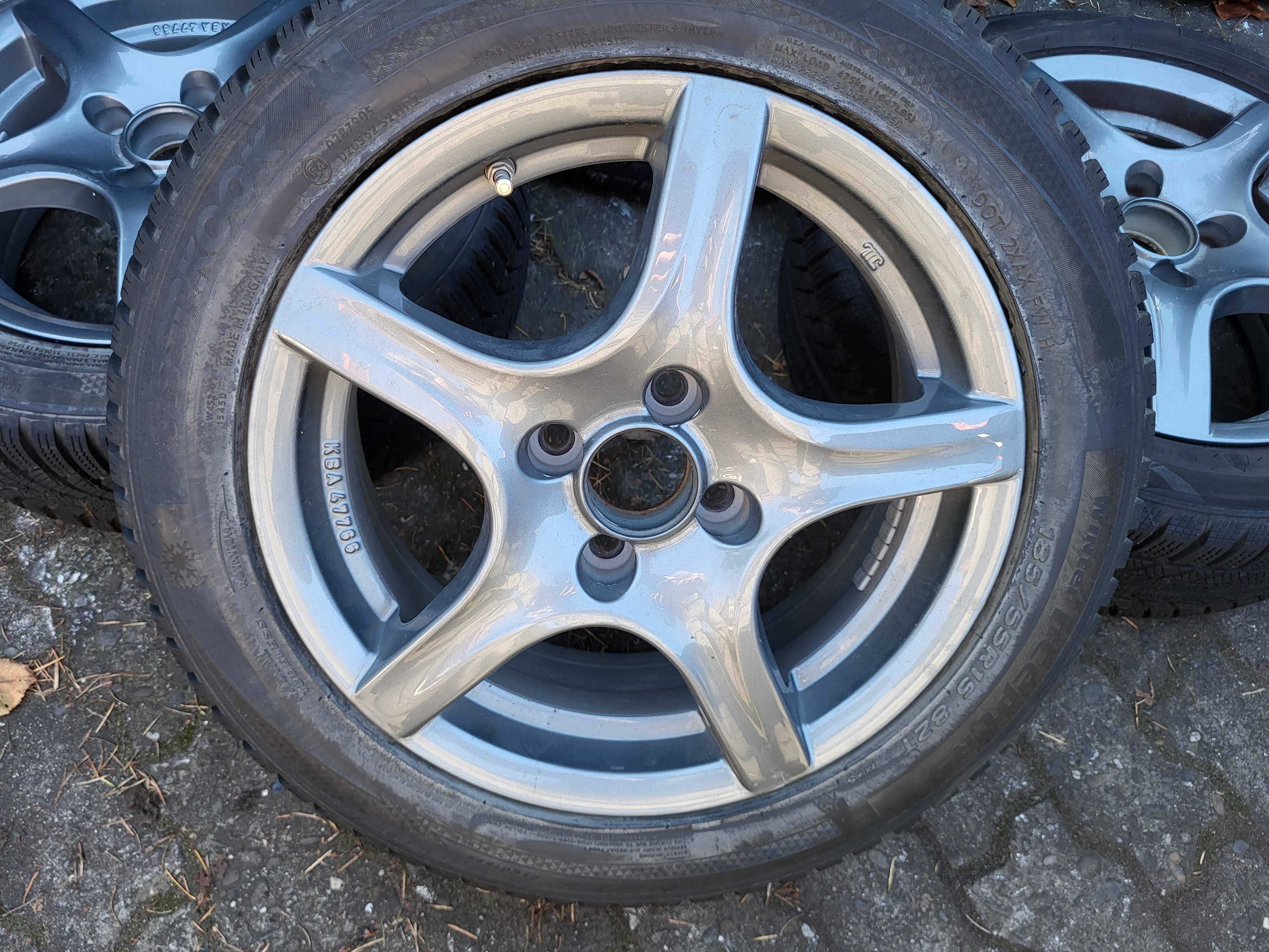 Felgi aluminiowe 15" 4x98 Fiat 500 Panda Punto Bravo Alfa Romeo Mito